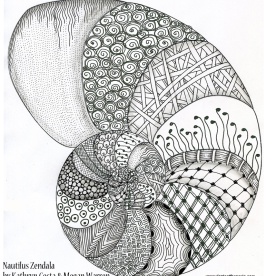 Nautilus Zen Doodle Mandala