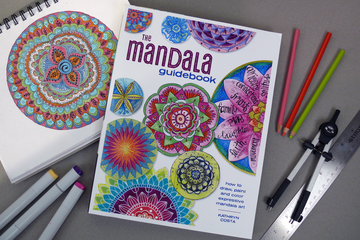 Product Review: Arteza Watercolor Brush Pens  How to Draw Mandalas and the  100 Mandalas Challenge with Kathryn Costa